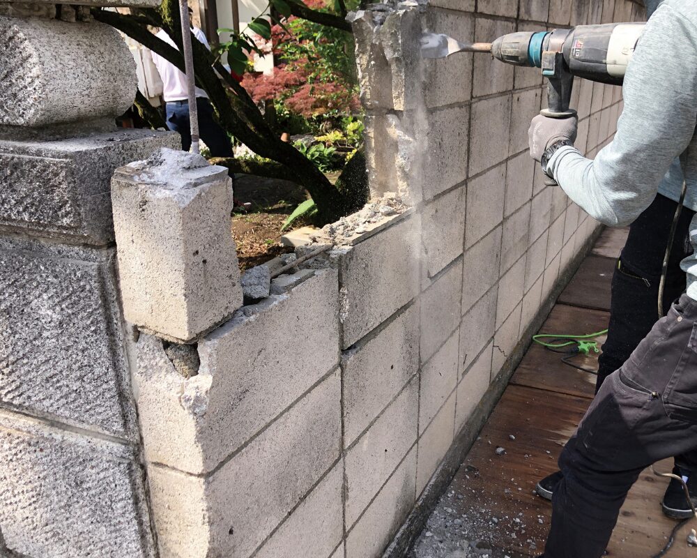 ブロック塀の撤去補助金