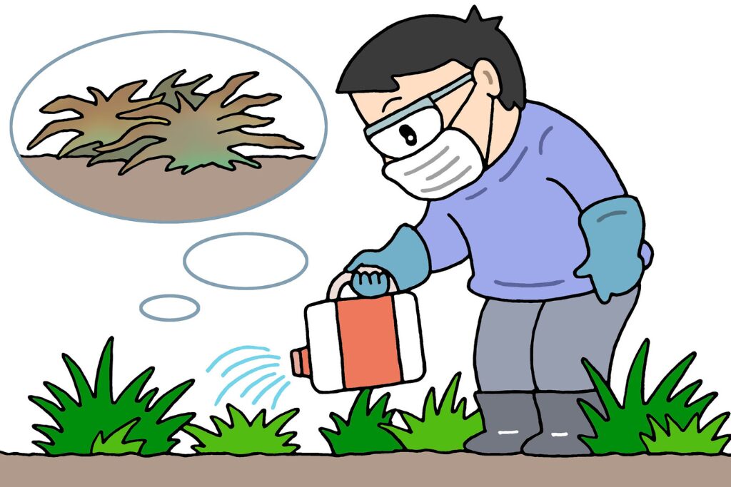 除草剤で雑草対策